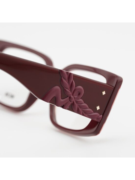 MCM MW5003 069 Eyeglasses Bordeaux 52mm Rectangle Frame main image 4